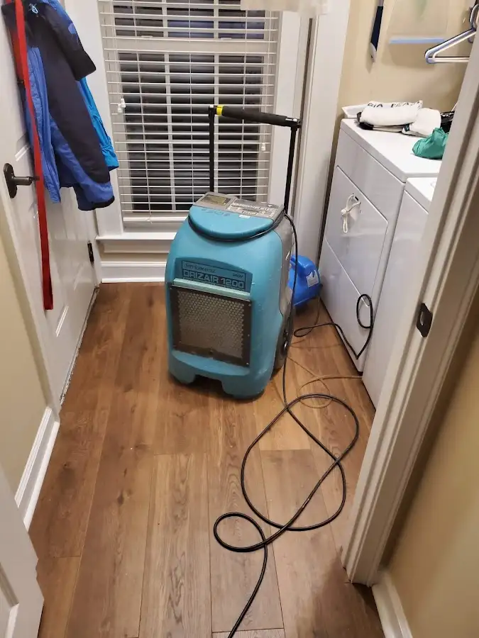 Commercial dehumidifier deployed for Crawl Space Restoration in Chapel Hill