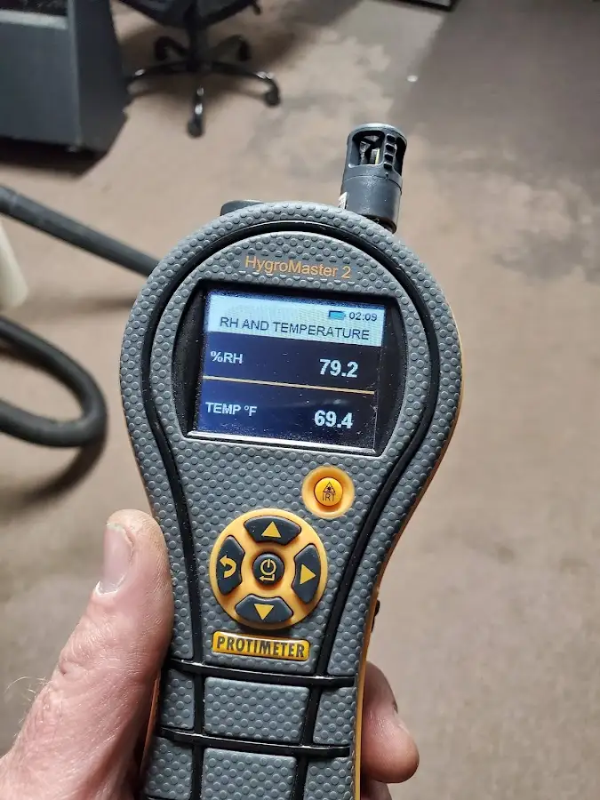 Moisture meter humidity assessment for Fire & Smoke Damage Restoration in Chapel Hill